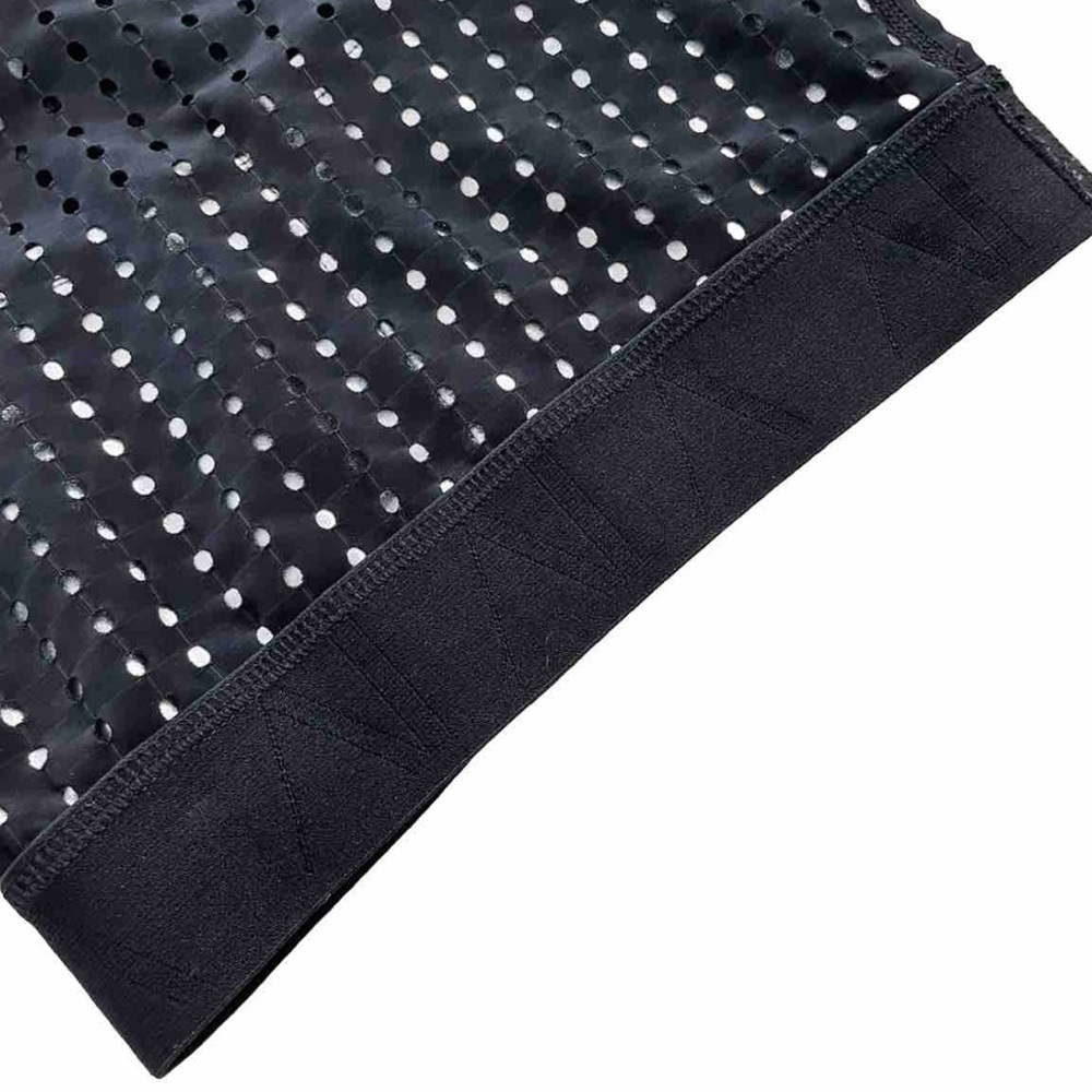 Alala Black Perforated High Neck Criss Cross Back Active Crop Top | XS - Picture 10 of 11